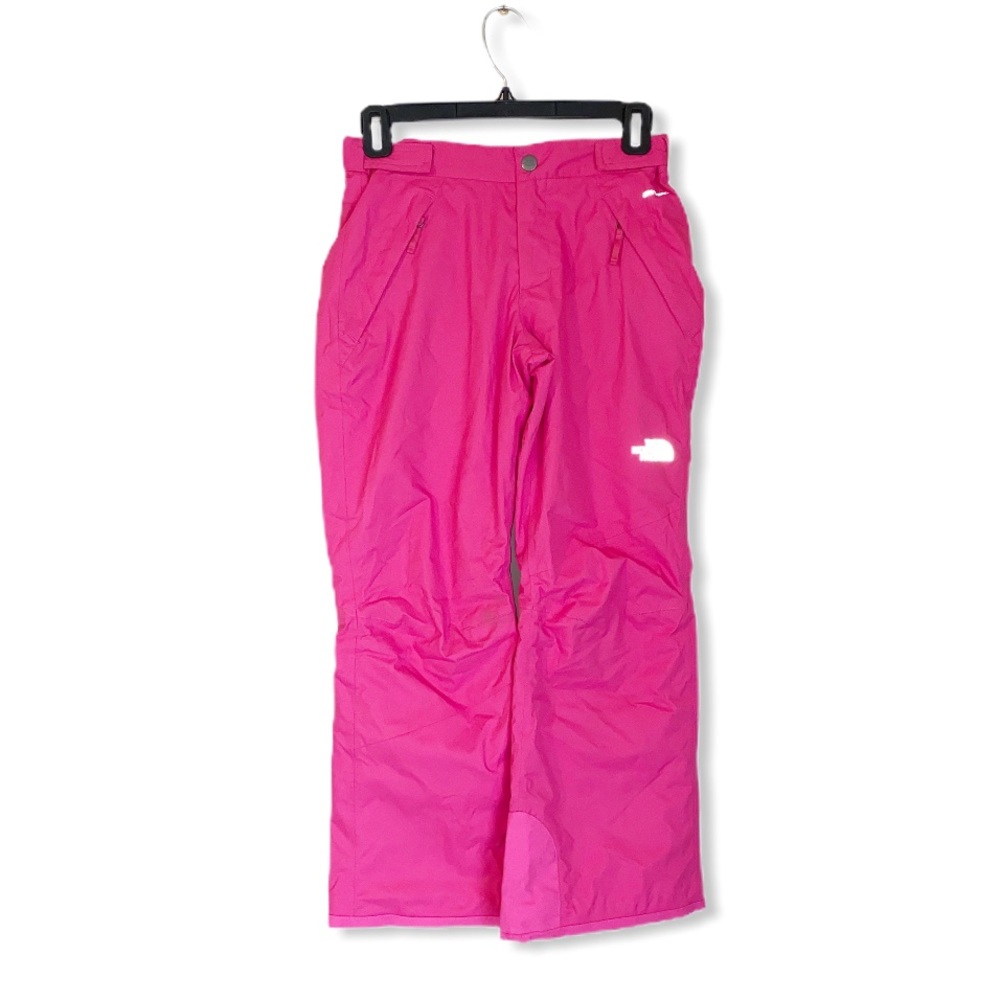 NORTH FACE girls’ pink Ez-Grow snow pants M